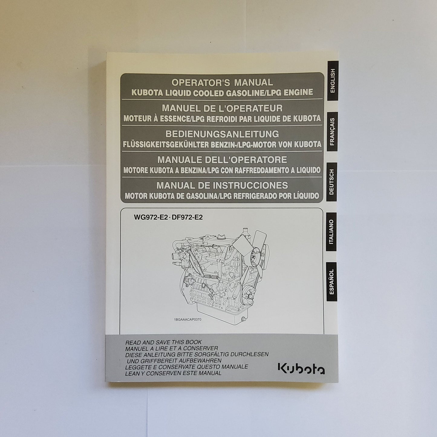 Bedienungsanleitung von Kubota D1503 D1703 D1803 V2003 V2403 Betriebsanleitung
