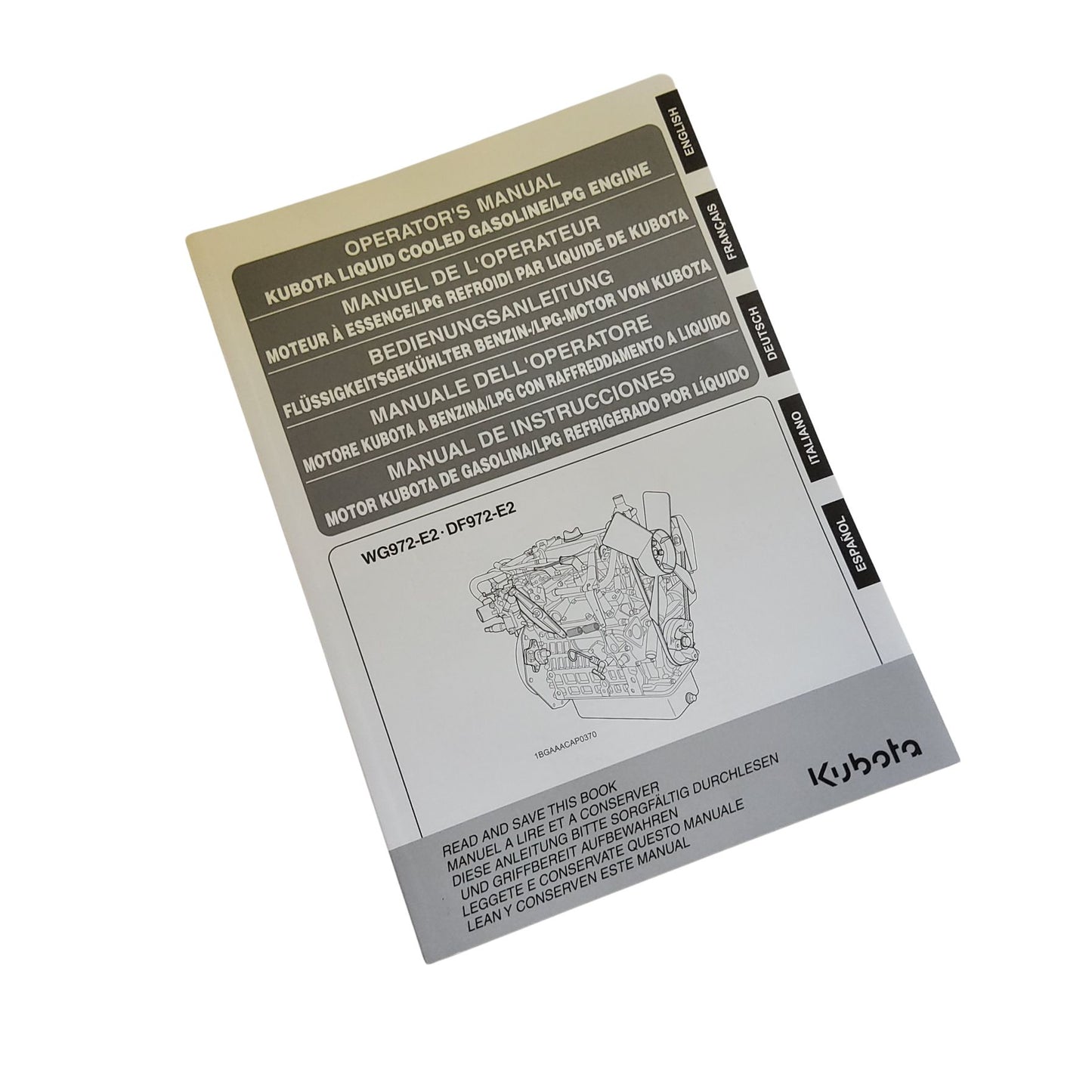 Bedienungsanleitung von Kubota D1503 D1703 D1803 V2003 V2403 Betriebsanleitung