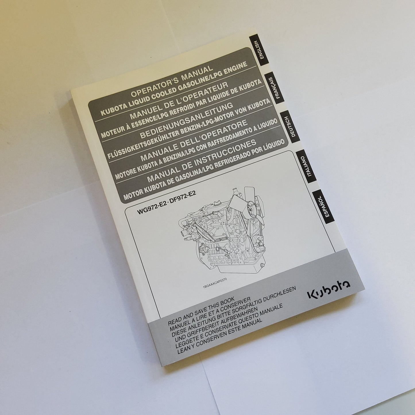 Bedienungsanleitung von Kubota D1503 D1703 D1803 V2003 V2403 Betriebsanleitung