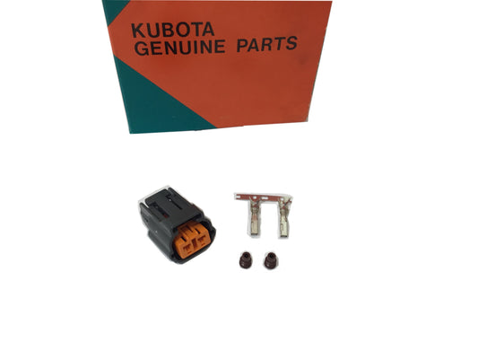 Stecker 2-polig von Kubota  für Solenoid Stopmagnet Abschaltmagnet